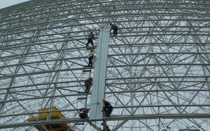 镇江网架装配好以后应当留神哪八项验收事件